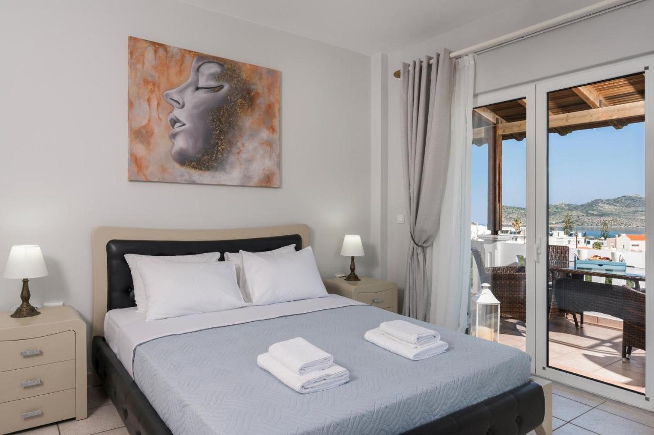Casa De Philippe With Unique Seaview 2' From Beach Agia  Exteriör bild