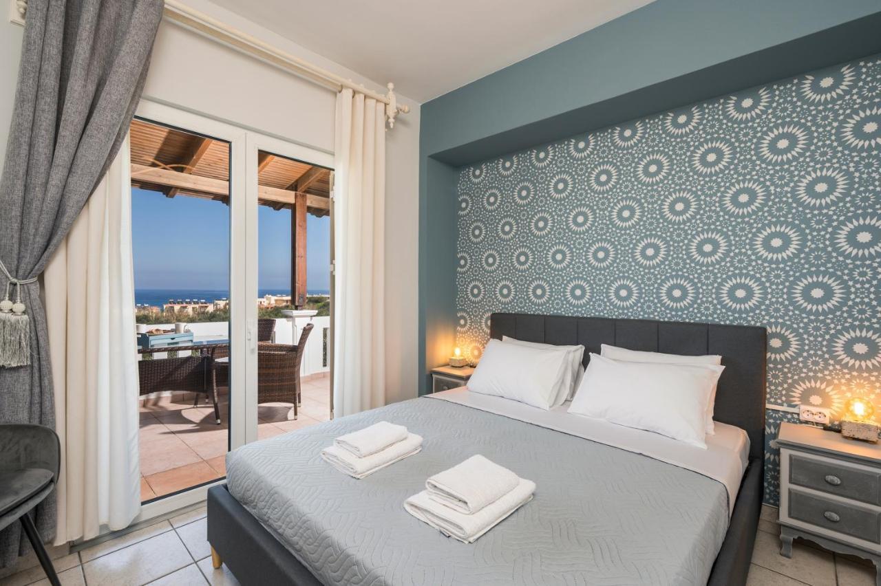 Casa De Philippe With Unique Seaview 2' From Beach Agia  Exteriör bild