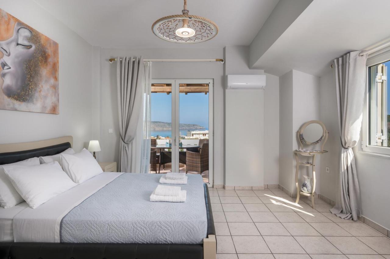 Casa De Philippe With Unique Seaview 2' From Beach Agia  Exteriör bild